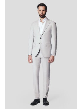 Lancerto Lancerto Garnitur Raleigh GA073125000007 Szary Slim Fit