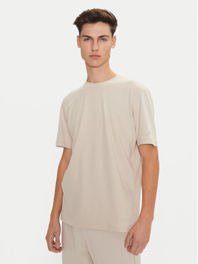 Champion Champion Tričko 220425 Écru Regular Fit