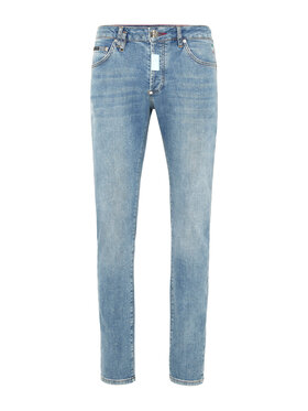 PHILIPP PLEIN PHILIPP PLEIN Džínsy 22161 Modrá Straight Leg