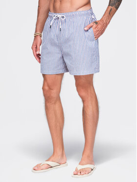 Ombre Ombre Szorty kąpielowe OM-SRSS-0214 Szary Regular Fit