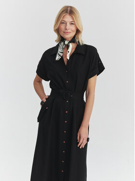 TATUUM TATUUM Sukienka codzienna NICOLORIA Czarny Flare Fit