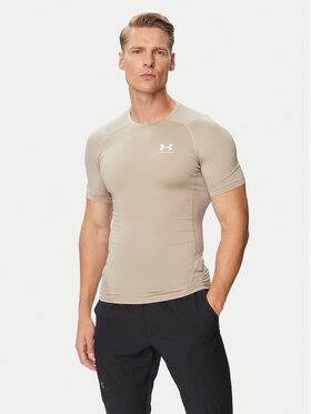 Under Armour Under Armour Treniņkrekls Ua HeatGear® Armour 1361518 Bēšs Slim Fit