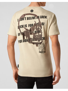 PHILIPP PLEIN PHILIPP PLEIN T-shirt 1875 Beige Regular Fit