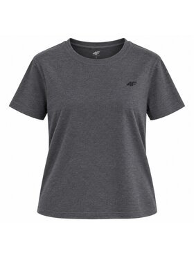4F 4F T-Shirt 4FWAW26TTSHF3501 Szary ciemny Active Fit