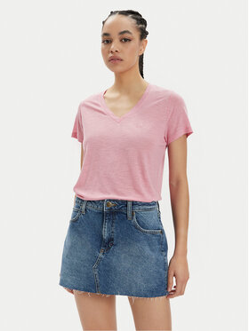 Lee Lee T-Shirt 112350202 Różowy Regular Fit