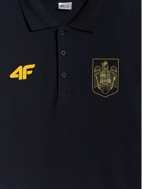 4F 4F T-Shirt TEAMWEAR Granatowy Regular Fit