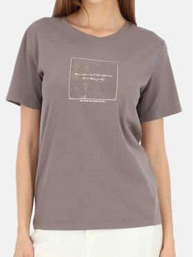 L’AF L’AF T-Shirt Nika Szary jasny Regular Fit