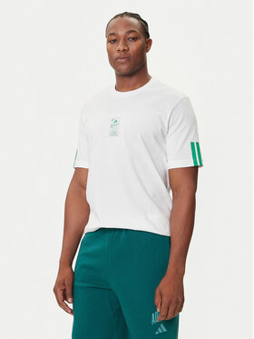 adidas adidas T-shirt Stadium Ticket JM6473 Bijela Loose Fit