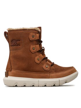 Sorel Sorel Śniegowce Explorer II Joan Faux Fur Wp NL4456 Brązowy