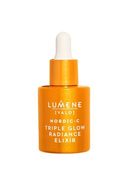 Lumene Lumene Lumene Nordic-C Valo Triple Glow Radiance Elixir rozświetlający eliksir do twarzy z witaminą C 30ml Zestaw kosmetyków