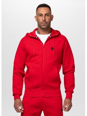 PITBULL PITBULL Bluza CHARGER SMALL LOGO Czerwony Regular Fit