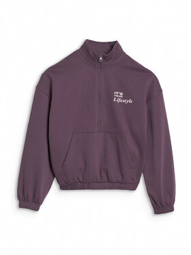 4F 4F Felpa IN MOTION Viola Oversize