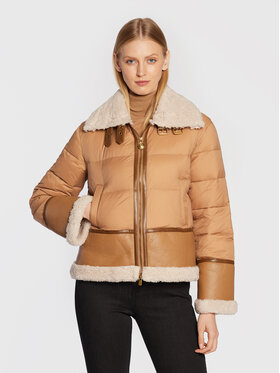 PINKO PINKO Μπουφάν μεταβατικό Iside 1G18KJ Y4V5 Καφέ Regular Fit