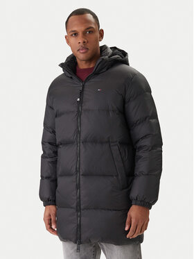 Tommy Jeans Tommy Jeans Pehelykabát Essential DM0DM20466 Fekete Regular Fit