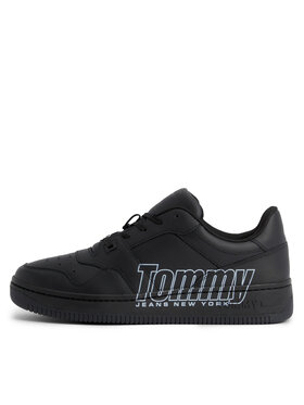 Tommy Jeans Tenisice Tjm Basket Logo EM0EM01257 Crna