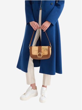 Alviero Martini Prima Classe Alviero Martini Prima Classe Borsa Tracolla con patta Marrone