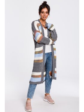 BeWear BeWear Kardigan bk036 Szary Baggy Fit