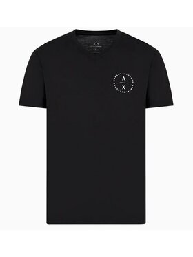 Armani Exchange Armani Exchange T-Shirt 6RZTBD ZJA5Z 1100 Czarny Regular Fit
