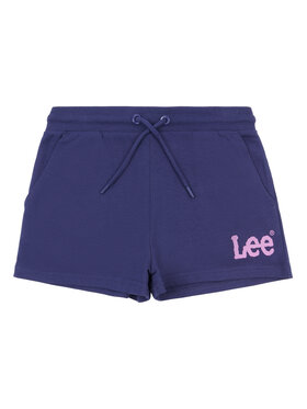 Lee Lee Pantaloni scurți sport Wobbly Graphic LEG5092 Albastru Regular Fit