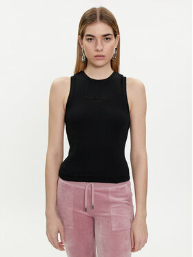 Juicy Couture Juicy Couture Топ Beckham JCBLV223811 Чорний Slim Fit