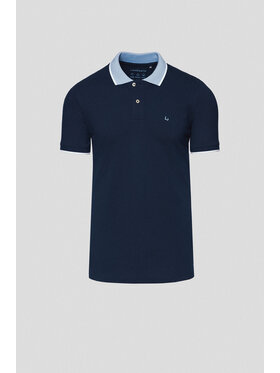 Lancerto Lancerto Polo Borin PO073125000013 Granatowy Regular Fit