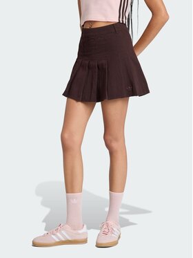 adidas adidas Spódnica midi 163051 Brązowy Regular Fit