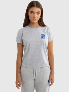 BIG STAR BIG STAR T-Shirt LETTERETKA_901_150 Szary Classic Fit