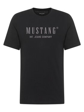 Mustang Mustang T-Shirt Style Alex Czarny Regular Fit