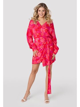LAURELLA LAURELLA Sukienka codzienna LAURELLA 4VA013514 Różowy Regular Fit