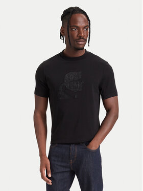 KARL LAGERFELD KARL LAGERFELD T-Shirt 755041 564236 Czarny Regular Fit