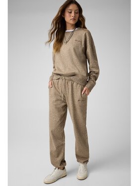Guess Jeans Guess Jeans Spodnie materiałowe 184143 Beżowy Classic Fit