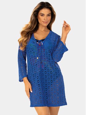 Feba Feba Sukienka plażowa F235 Niebieski