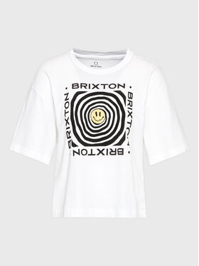 Brixton Brixton Majica Dizzy 16867 Bela Regular Fit