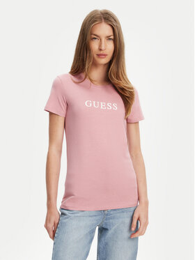 Guess Guess T-shirt O5RI01 KBBU1 Rosa Regular Fit
