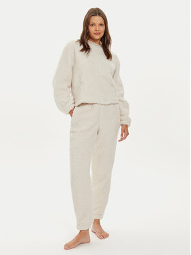 DKNY DKNY Pyžamo YI90022 Écru Regular Fit