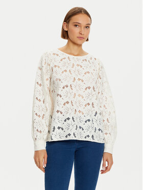 Fransa Fransa Bluse Bonni 20614130 Écru Regular Fit