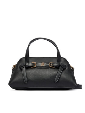 Tommy Hilfiger Tommy Hilfiger Geantă Th Buckle Mini Tote AW0AW19034 Negru