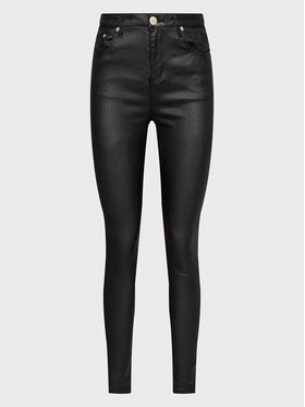 Glamorous Glamorous Pantaloni din imitație de piele JL5249A Negru Slim Fit
