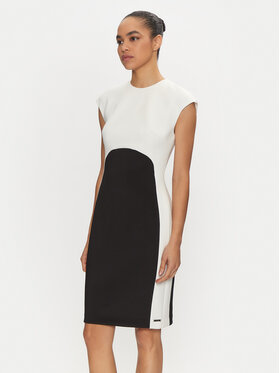 Calvin Klein Calvin Klein Kokteiļkleita K20K207899 Melns Slim Fit