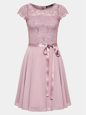 Swing Swing Koktejlové šaty 5AF02700 Růžová Regular Fit