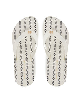 Tommy Hilfiger Tommy Hilfiger В'єтнамки Im Th Chainprint Midwedge Sandal FW0FW08527 Білий