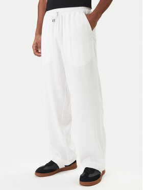 Emporio Armani Emporio Armani Штани з тканини EM000586 AF20590 U0002 Білий Regular Fit