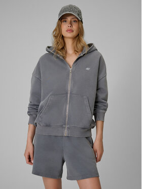 4F 4F Bluza FOB SUMMER Szary jasny Oversize
