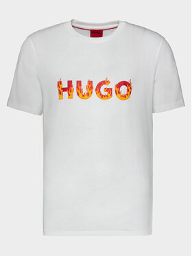 Hugo Hugo Tricou Danda 50504542 Alb Regular Fit