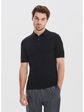 Pako Lorente Pako Lorente Polo P25WF-TX-007 Czarny Classic Fit