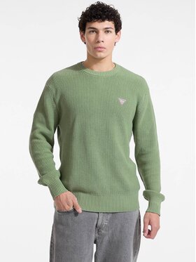 Guess Guess Sweter 175287 Zielony Classic Fit