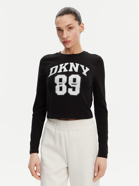 DKNY DKNY Bluzka DP4T9979 Czarny Regular Fit