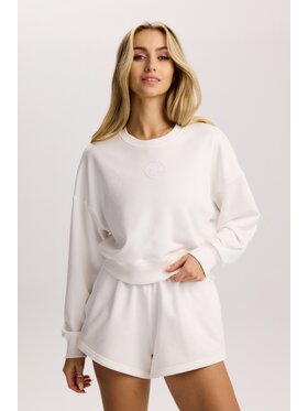 ROUGH RADICAL ROUGH RADICAL Bluza COTTON ACTIVE CROP WOMEN Écru Regular Fit