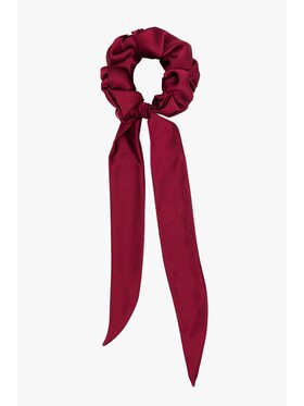 BOHOMOSS BOHOMOSS Gumka do włosów Scrunchie bordowa Bordowy