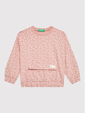 United Colors Of Benetton United Colors Of Benetton Majica dugih rukava 3KFUG104Z Ružičasta Regular Fit